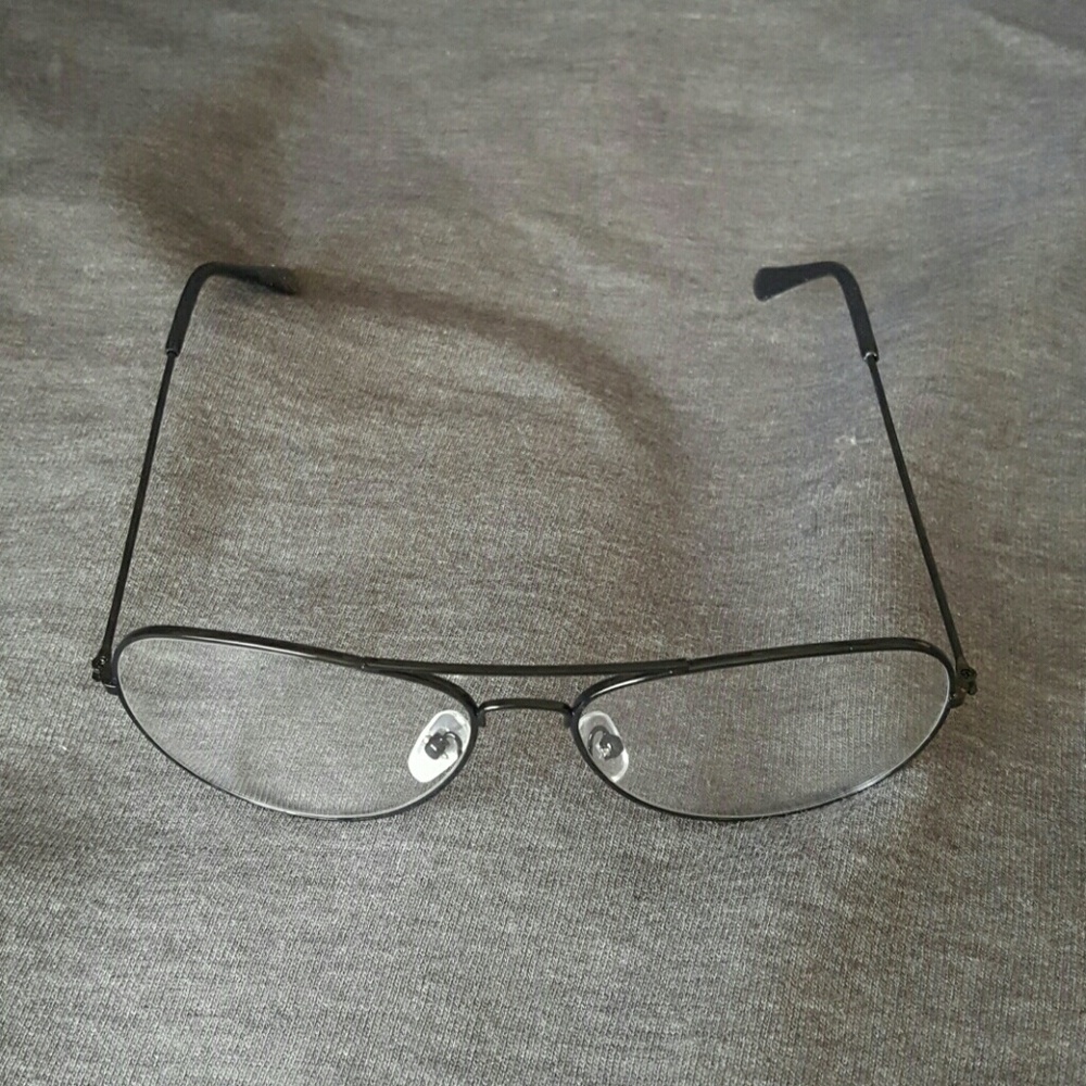 Black Rimmed Fake Glasses